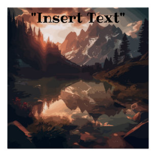 Mirror Mountains Poster