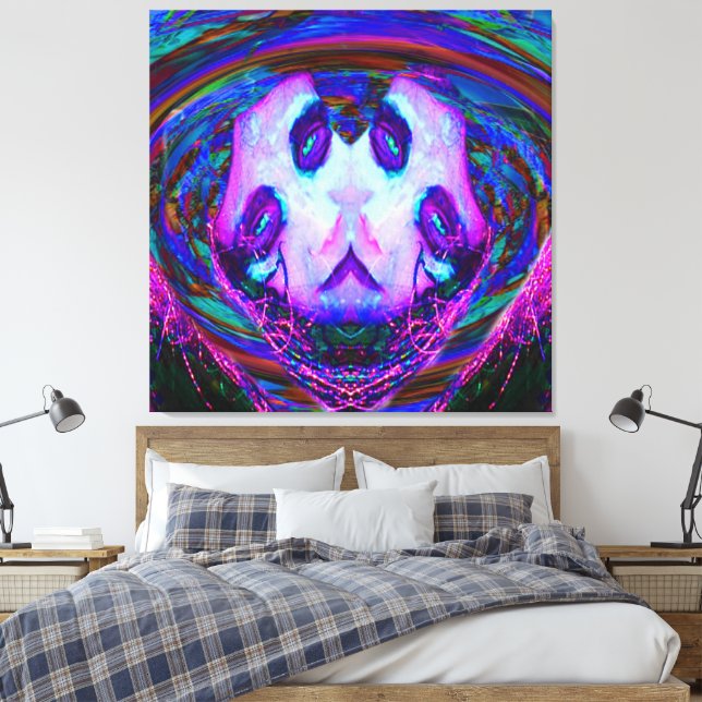 Mirror Reflection Canvas Print (Insitu(Bedroom))