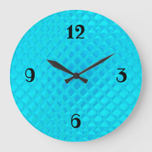 mirror tiles - large clock
