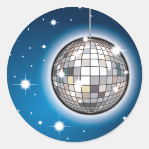 Mirrorball 2 classic round sticker