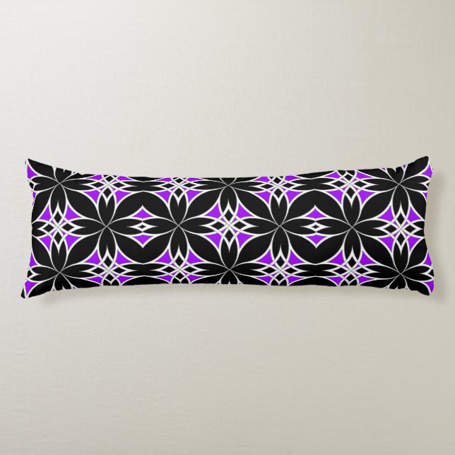 Mirrored Celtic ( Purple ) Body Pillow (Front)
