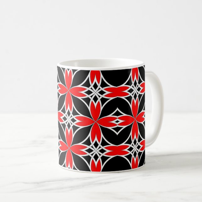 Mirrored Celtic ( Red Invert ) Coffee Mug (Front Right)