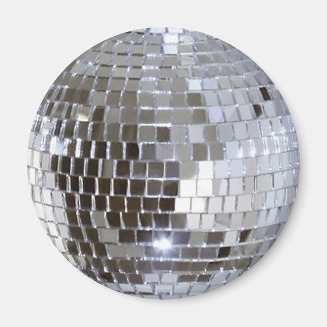 Mirrored Disco Ball 1 Magnet (Front)