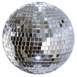 Mirrored Disco Ball 1 Pin Photo Sculpture Button<br><div class="desc">Acrylic photo sculpture pin with an image of a dazzling mirrored disco ball. See matching button, large round premium metal keychain, round single-sided acrylic keychain, necklace and acrylic photo sculpture keychain, magnet, ornament and sculpture. See the entire Disco 70s Buttons & Pins collection in the SPECIAL TOUCHES | Party Favours...</div>