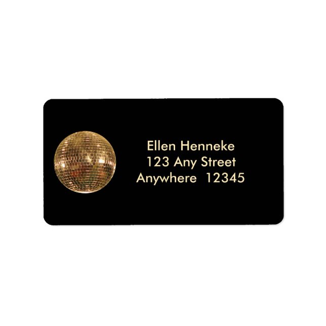 Mirrored Disco Ball 2 Label (Front)