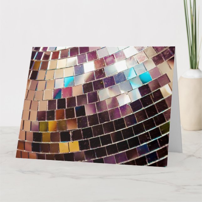 Mirrored Disco Ball Card (Front)