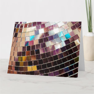 Mirrored Disco Ball Card