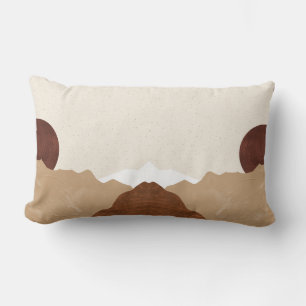 Mirrored Mountain Lumbar Pillow
