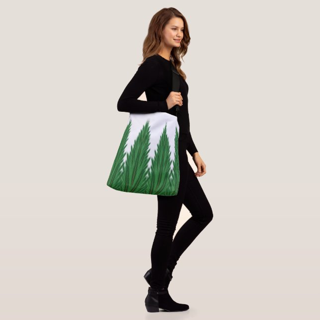 Mirrored Pines Crossbody Bag (2 Sizes) (On Model)