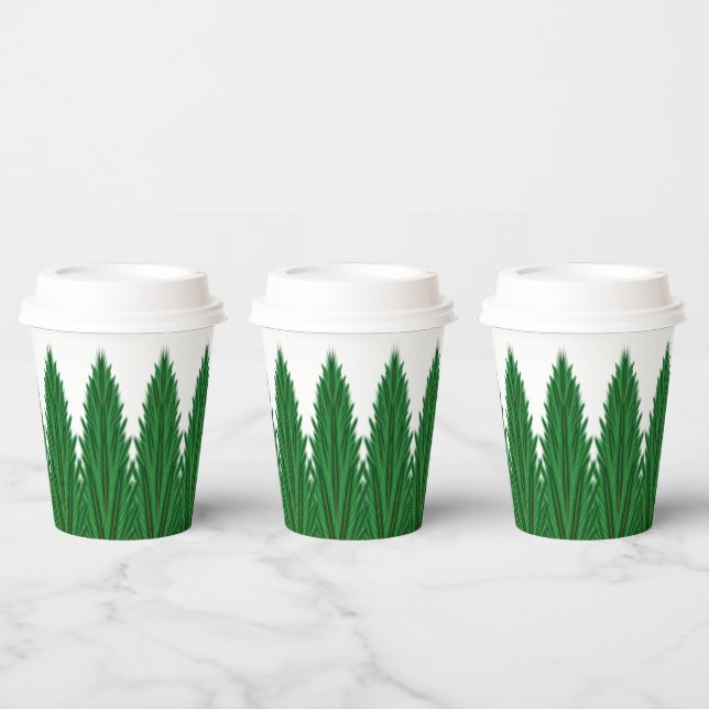 Mirrored Pines Paper Cups (Multi)