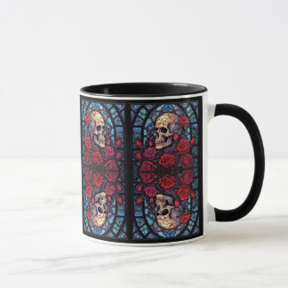 Mirrored Skulls & Roses V2 Coffee Mug