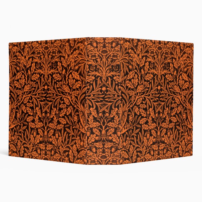 Mirrors's Acorns and oak leaves & Floral Pattern Binder (Background)