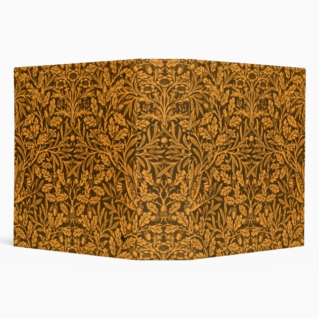 Mirrors's Acorns and oak leaves & Floral Pattern Binder (Background)