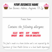 Mis à jour Texas Cottage Law étiquette alimentaire