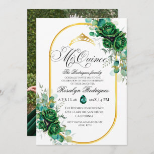 Mis Quince 15th Birthday photo  Invitation