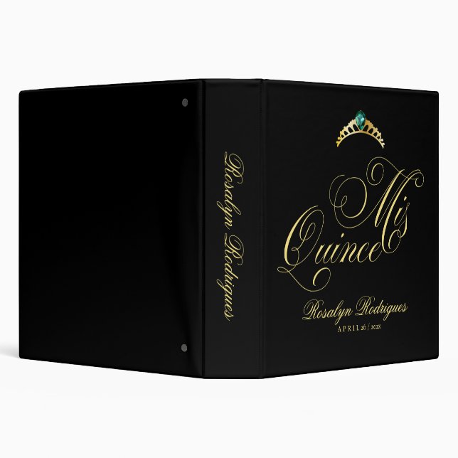 Mis Quince Elegant Binder (Background)