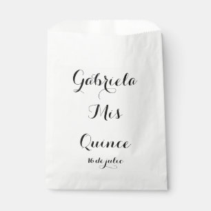 Mis Quince favour bags- Customize for your event Bag
