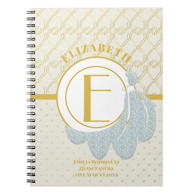 Mis Quince Quinceanera Dress GUEST BOOK Customized (Front)