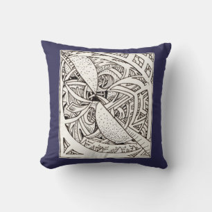 Mis-spliced Throw Pillow