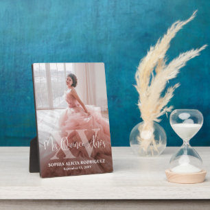 Mis XV Años Quinceañera Photo 15th Birthday Plaque