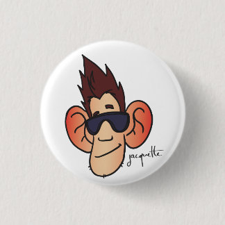 misadventure jacquette bling bling 1 inch round button