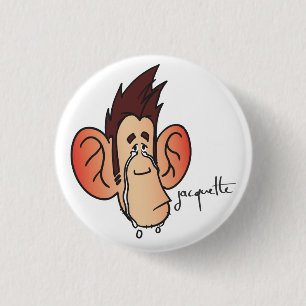 misadventure jacquette cries 1 inch round button