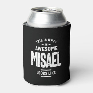 Misael Personalized Name Birthday Can Cooler