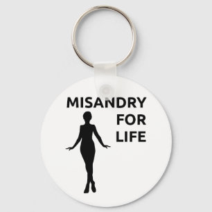 "Misandry for Life" keychain