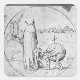 Misanthrope Square Sticker