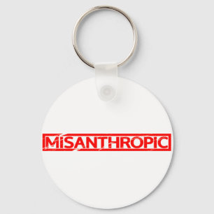 Misanthropic Stamp Keychain
