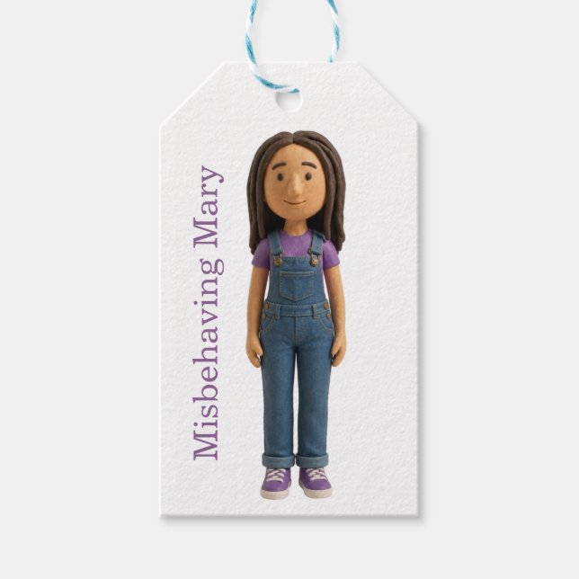 Misbehaving Mary Gift Tag (Front)