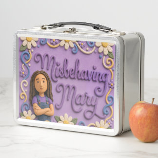 Misbehaving Mary Metal Lunch Box