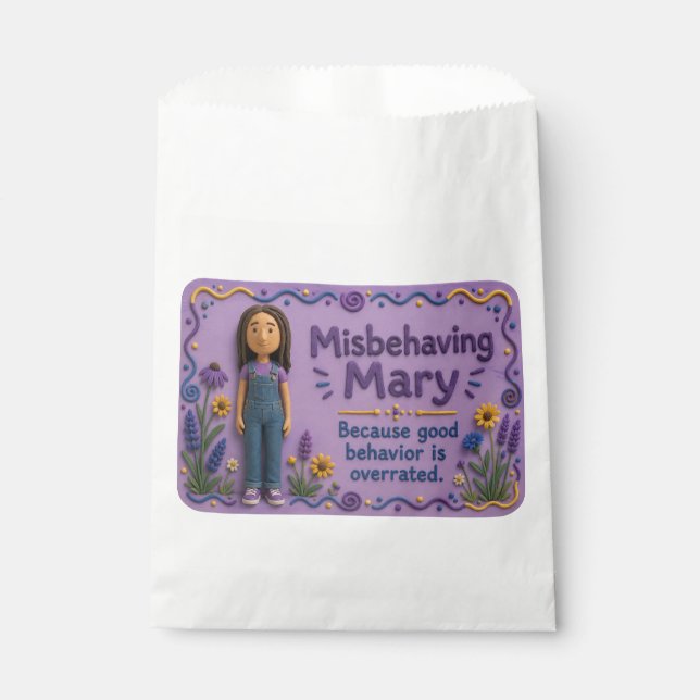 Misbehaving Mary Party Favour Bags (Front)