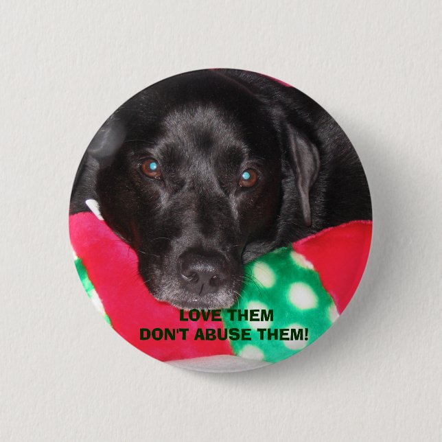 Misc 08-12-06 003,  LOVE THEM DON'T ABUSE THEM! 2 Inch Round Button (Front)