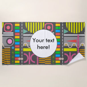 Misc shapes beach towel