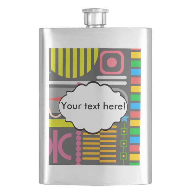 Misc shapes hip flask (Front)