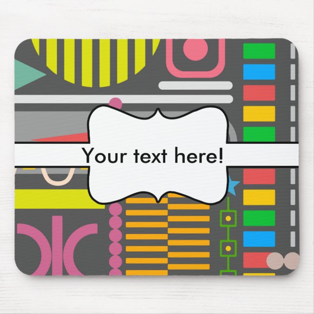 Misc shapes mouse pad (Front)