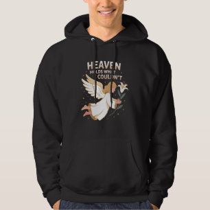 Miscarriage Awareness Angel in Heaven Pregnancy In Hoodie