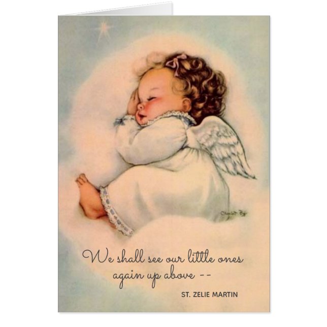 Miscarriage Baby Girl Angel Religious (Front)