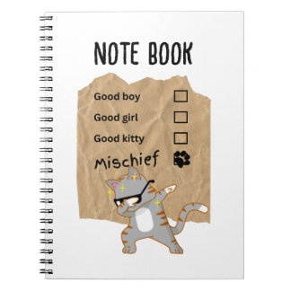 Mischeif cats notebook