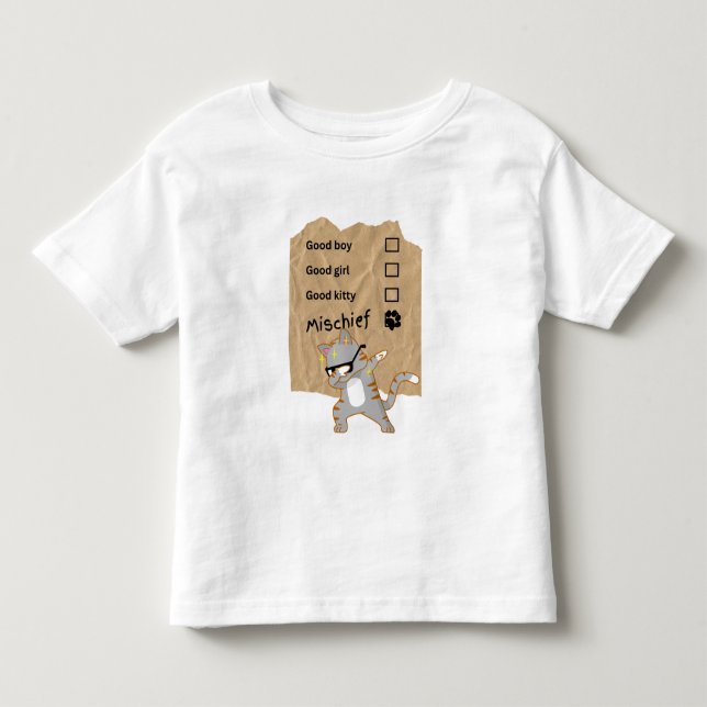 Mischeif cats toddler t-shirt (Front)