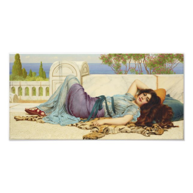 Mischief and Repose by John Godward Photo Print (Front)