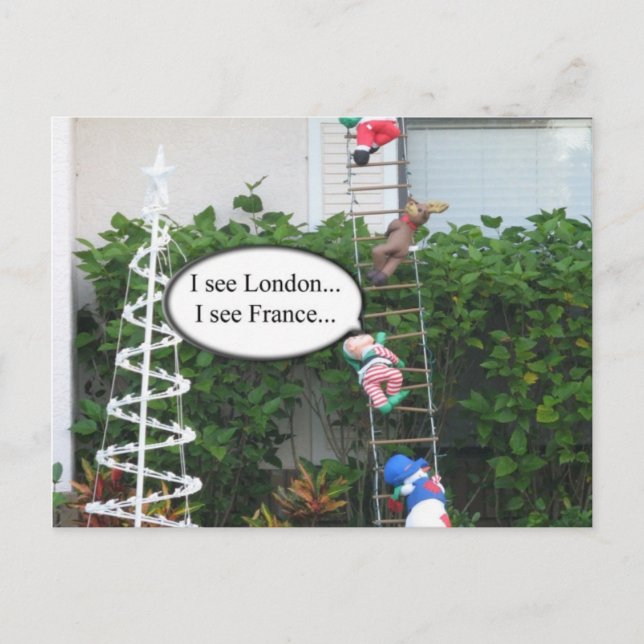 Mischief Elf Christmas Postcard (Front)