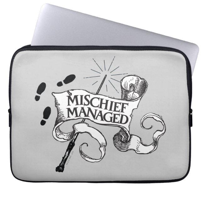 Mischief Managed Laptop Sleeve (Front)