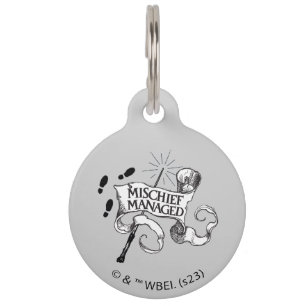 Mischief Managed Pet Tag