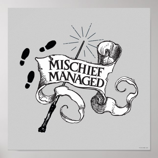 Mischief Managed Poster (Front)