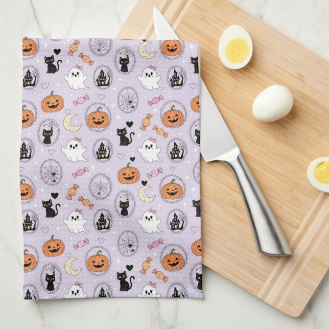 Mischief & Moonlit Whimsy Kitchen Towel (Quarter Fold)