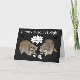 Mischief Night Greeting Card