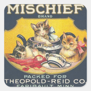 Mischief Square Sticker