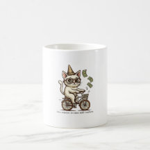Mischievous Cat Mug – Vintage Style Funny Cat
